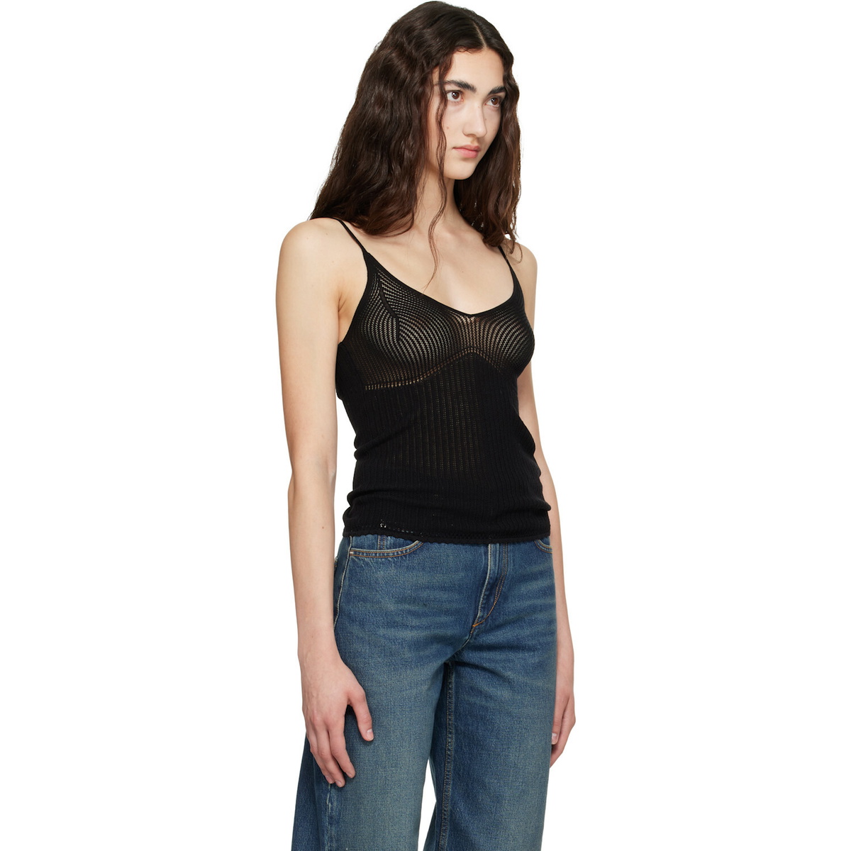 Isabel Marant Black Saloma Tank Top