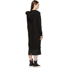 Rick Owens Drkshdw Black Long Mountain Hoodie