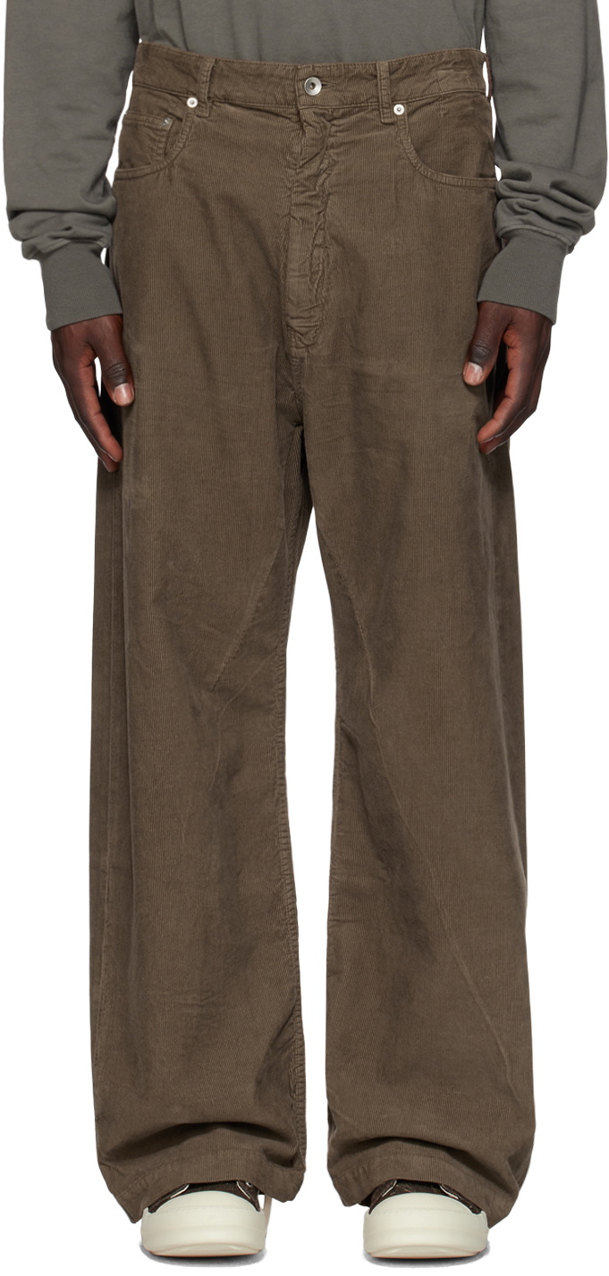 Rick Owens DRKSHDW Brown Geth Jeans Rick Owens Drkshdw