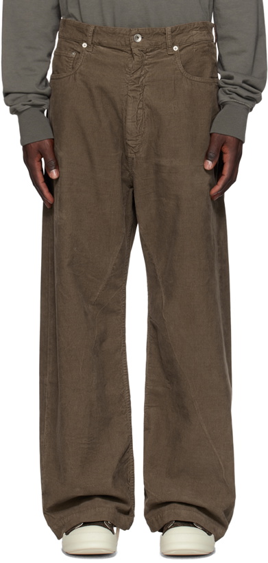 Photo: Rick Owens DRKSHDW Brown Geth Jeans