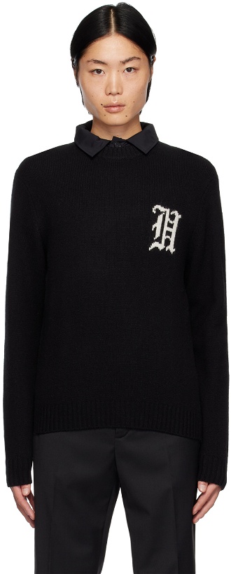 Photo: Han Kjobenhavn Black Intarsia Sweater