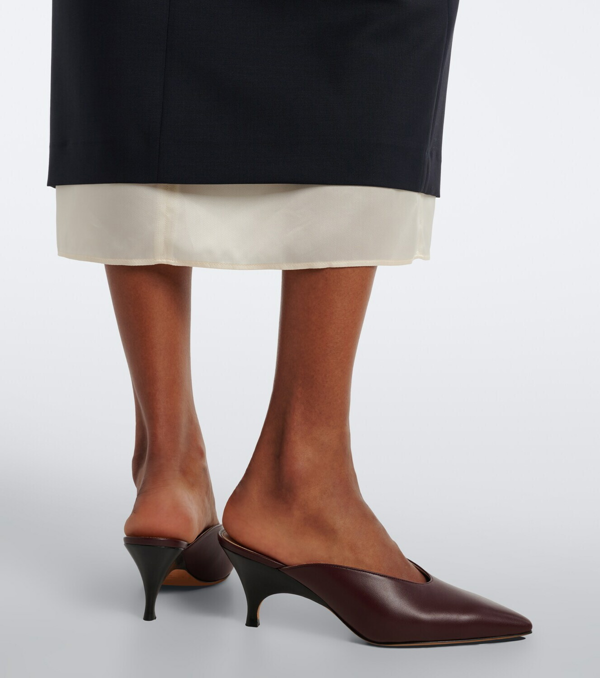 Le Monde Béryl Petra leather mules