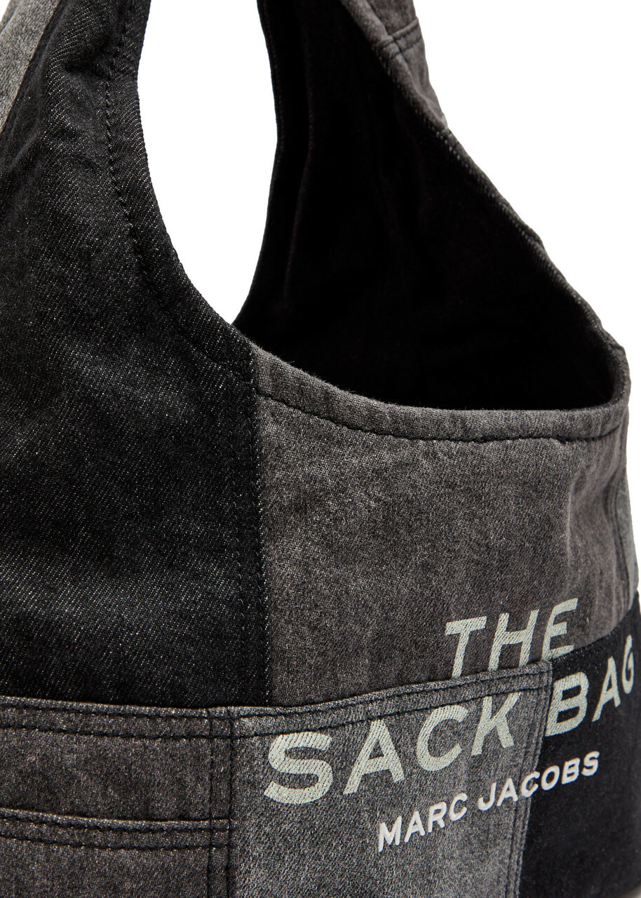 Marc Jacobs The Sack Patchwork Denim Shoulder bag - Black - One Size
