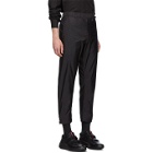 Prada Black Nylon Full Side Zip Trousers