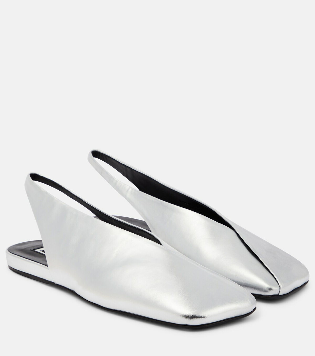 Jil Sander Metallic slingback mules Jil Sander