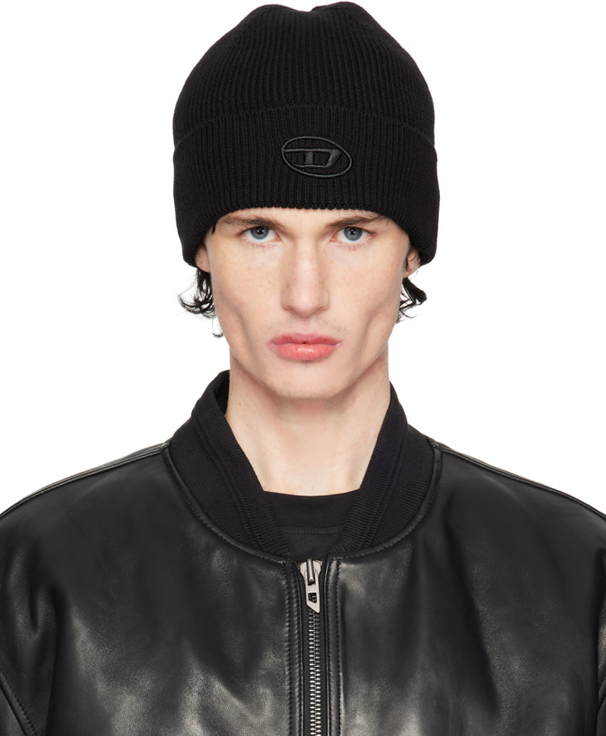 Photo: Diesel Black K-Coder-Fully B Beanie