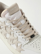 AMIRI - Stars Low Appliquéd Leather Sneakers - White