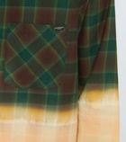 Amiri - Bleached flannel shirt