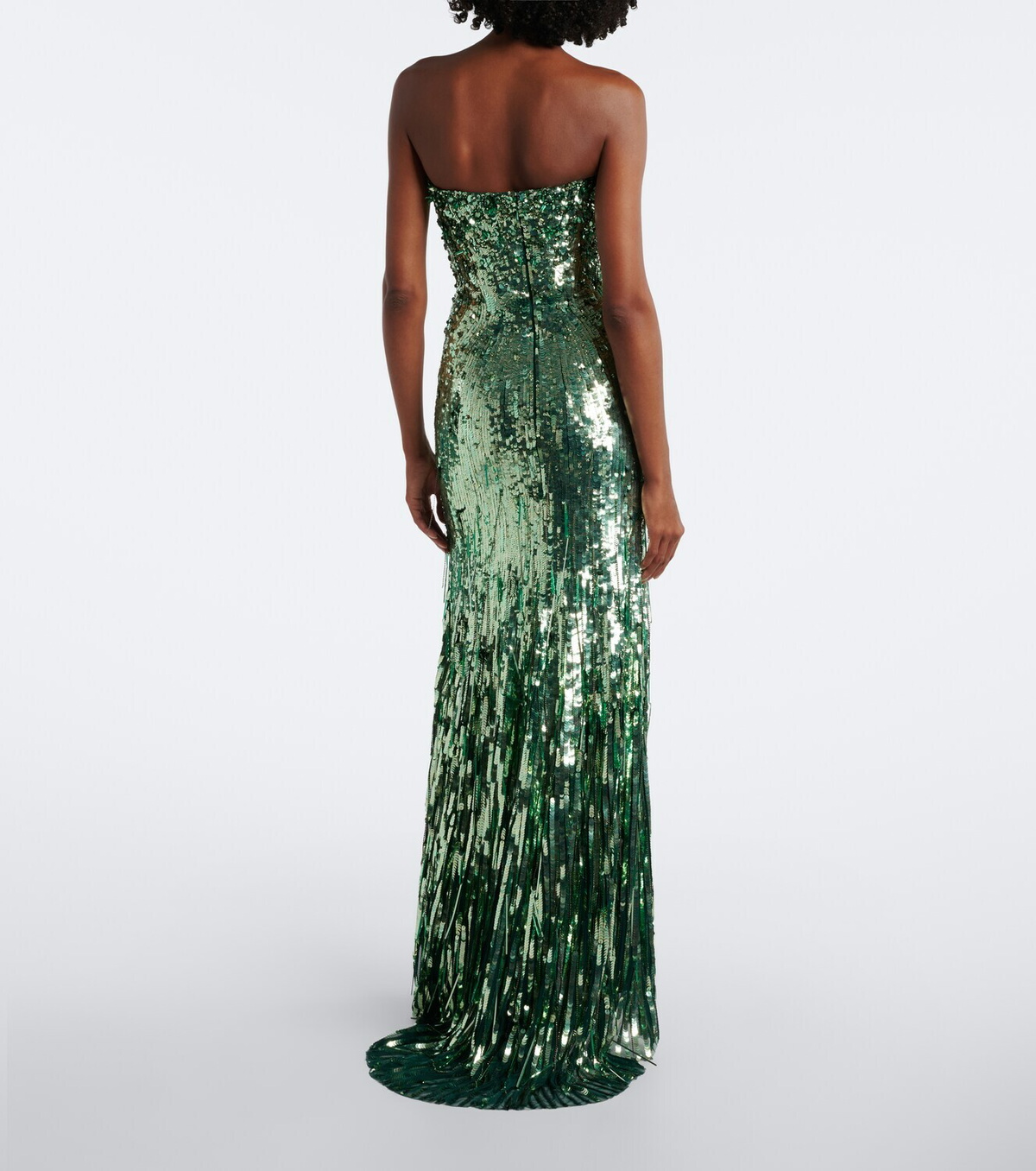Jenny Packham Kimi sequined strapless gown