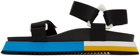 Moschino Multicolor Logo Sandals