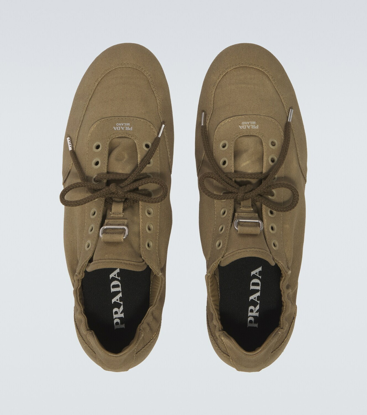 Prada Collapse canvas sneakers