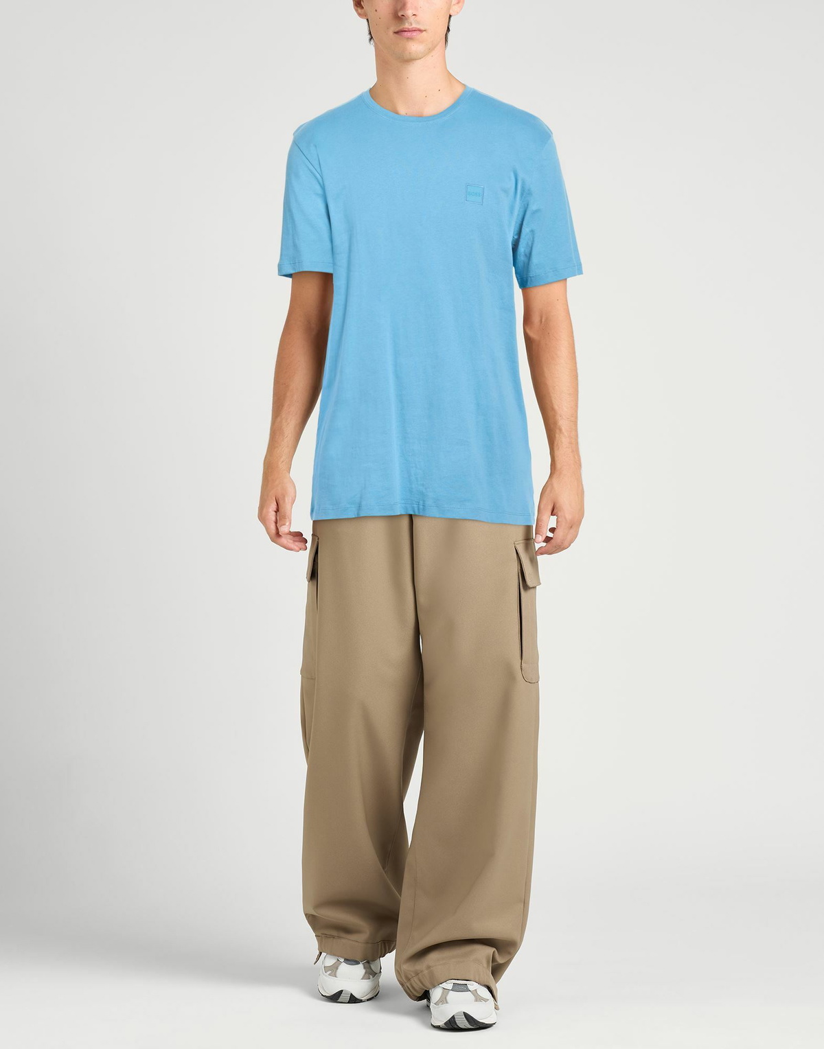 Boss Mens T-shirt Light in Blue