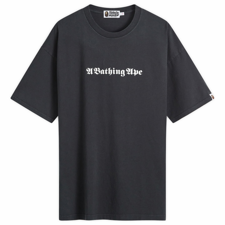 Photo: A Bathing Ape Women's Pigment Dye T-Shirt in Black