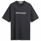 A Bathing Ape Women's Pigment Dye T-Shirt in Black