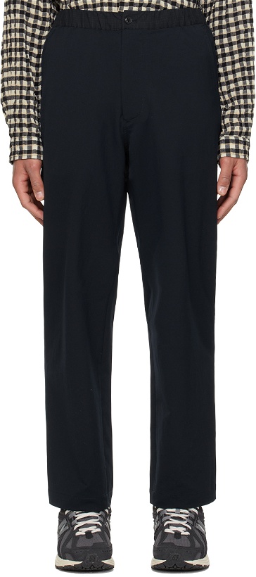 Photo: nanamica Navy Wide Easy Trousers