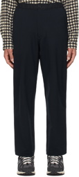 nanamica Navy Wide Easy Trousers
