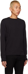 FRAME Black Duo Fold Long Sleeve T-Shirt
