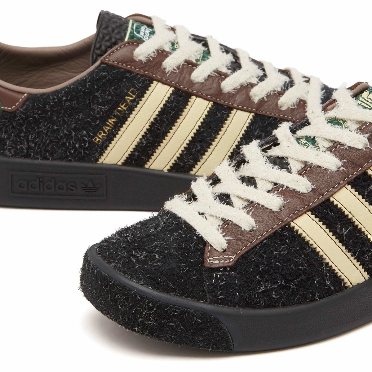 Adidas X Brain Dead Forest Hills Sneaker in Black/Pantone/Branch