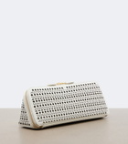 Alaïa Delta Small leather clutch
