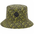 Moncler x adidas Originals Bucket Hat in Black/Yellow