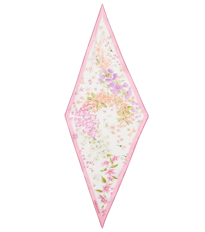 Photo: Ferragamo Floral silk scarf