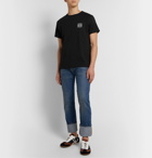 Loewe - Logo-Embroidered Cotton-Jersey T-Shirt - Black