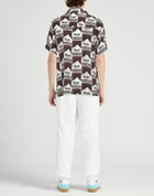 Rhude Mens Shirt Chocolate in Brown