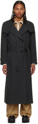 LOW CLASSIC Gray Padded Coat