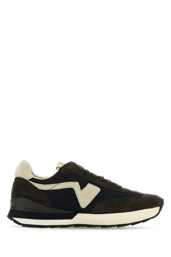 Photo: Visvim Multicolor Fabric And Suede Dunand Trainer Sneakers