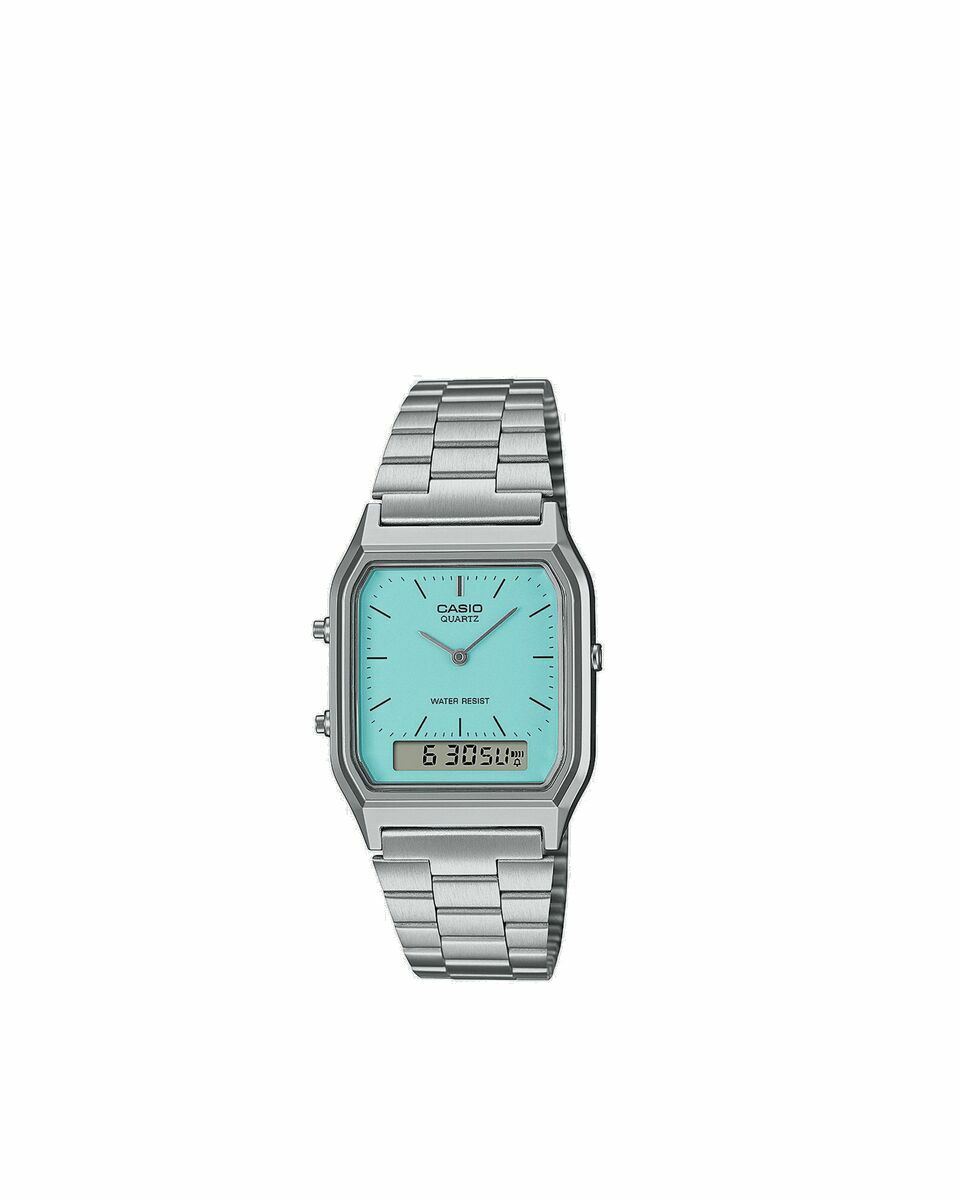 Photo: Casio Aq 230 A 2 A2 Mqyes Green/Silver - Mens - Watches