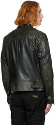 Belstaff Black Outlaw Leather Jacket