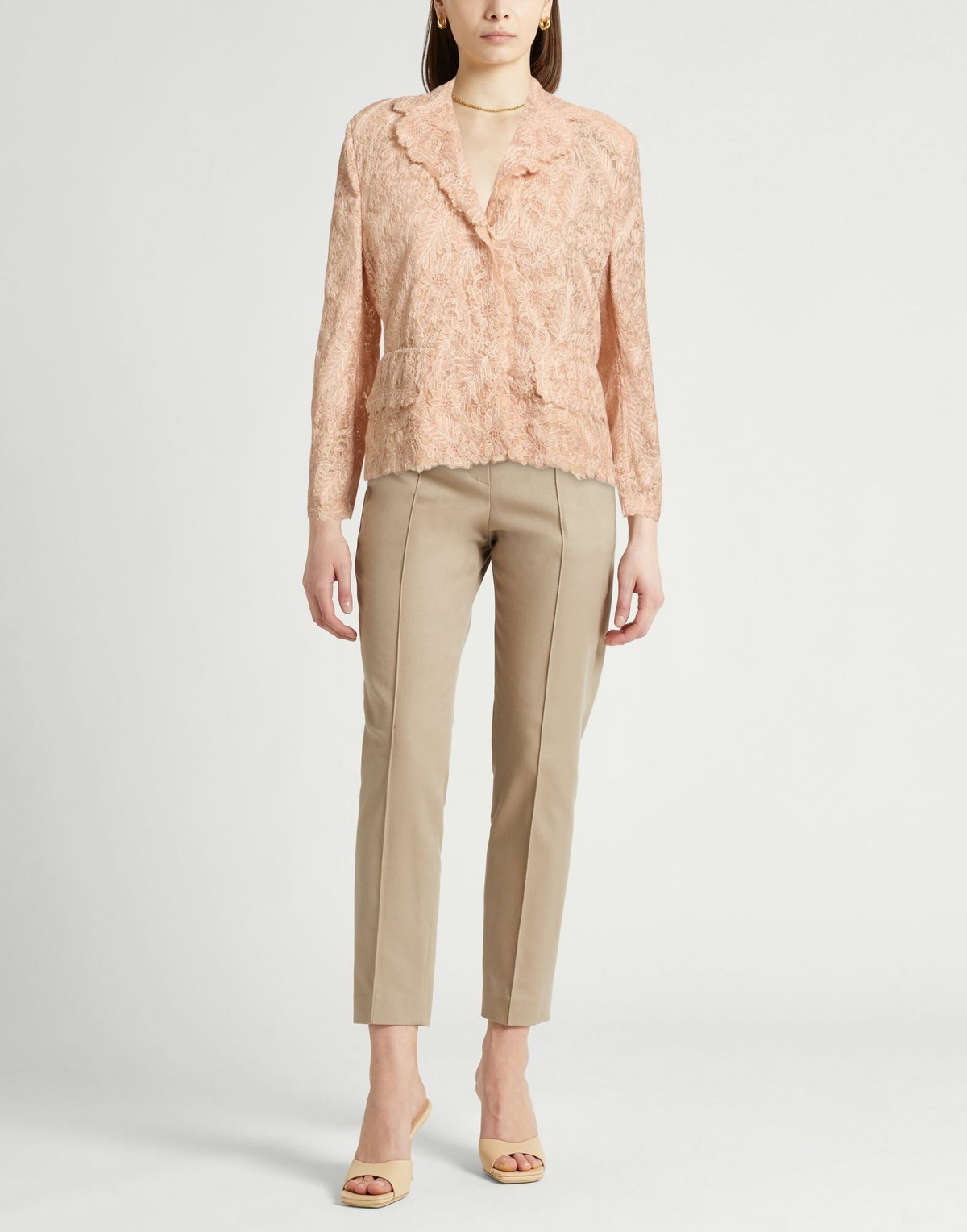 Ermanno Scervino Womens Blazer Blush