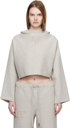 Jean Paul Gaultier Gray 'The Embossed Gaultier' Hoodie