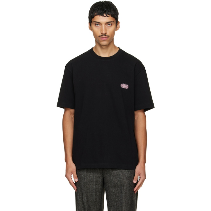 Photo: Solid Homme Black Solid Back Logo T-shirt