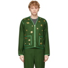 Bode Green Appenzeller Liner Jacket