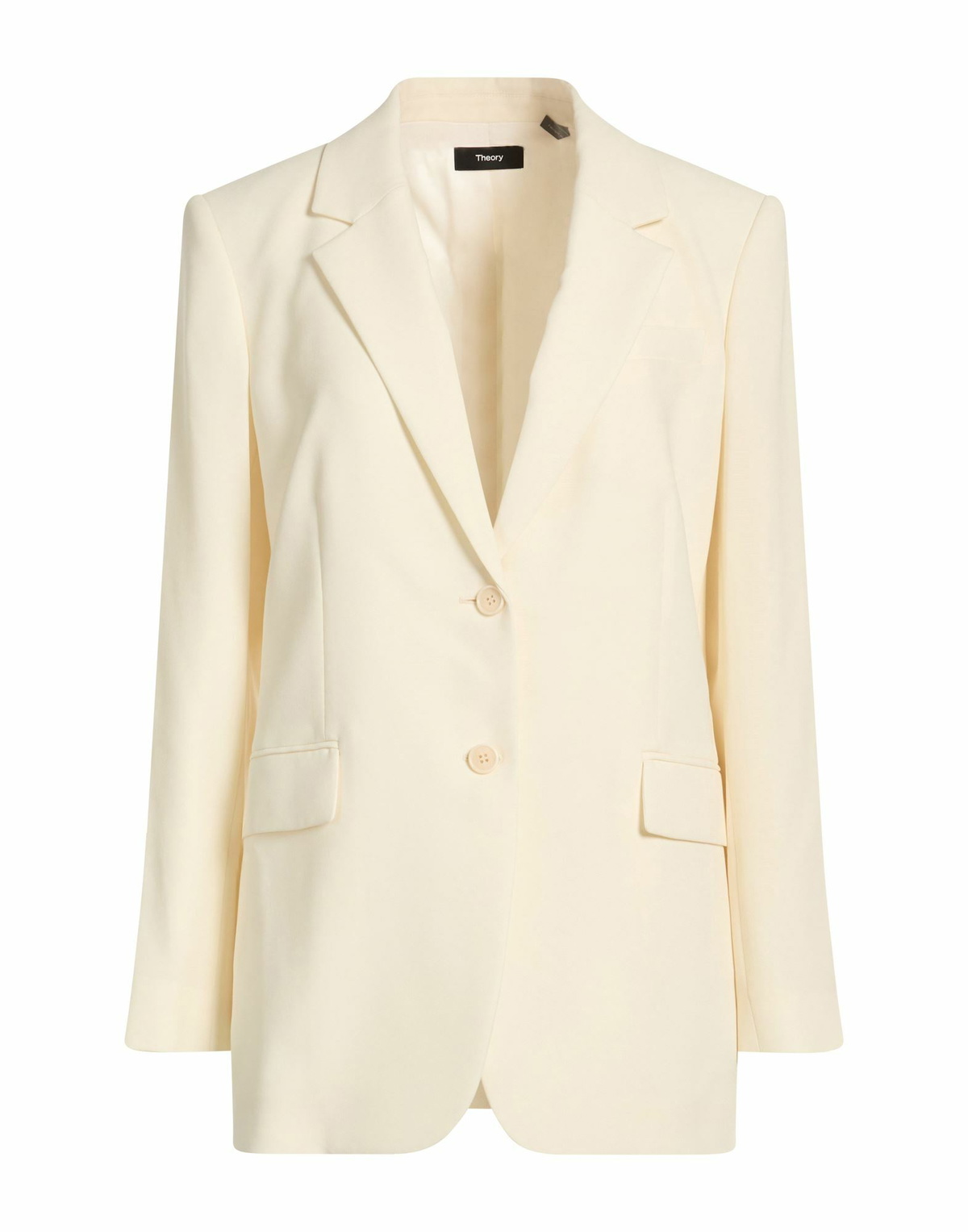 Theory Womens Blazer in Ivory