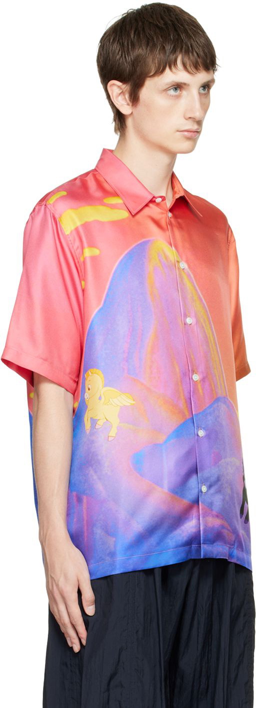 Stella McCartney Pink Fantasia Short Sleeve Shirt