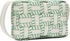 Bottega Veneta White & Green Cassette Bag