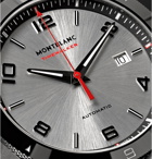 Montblanc - TimeWalker Date Automatic 41mm Stainless Steel, Ceramic and Leather Watch - Men - Gray