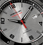 Montblanc - TimeWalker Date Automatic 41mm Stainless Steel, Ceramic and Leather Watch - Men - Gray