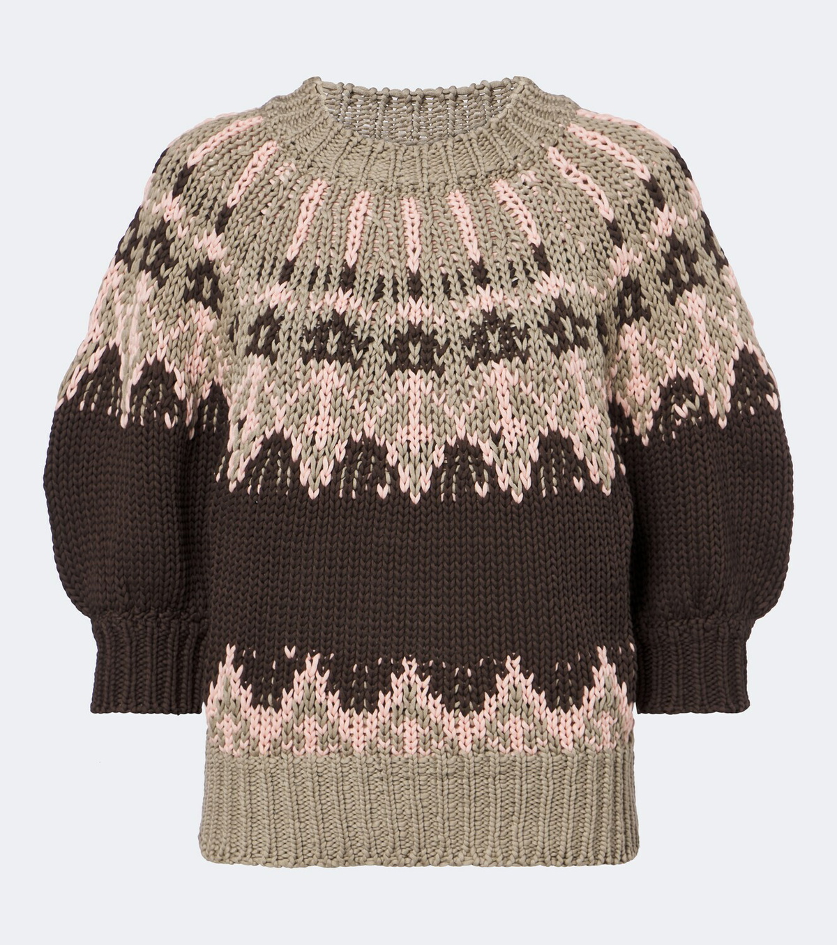 Altuzarra Marty Fair Isle cotton sweater