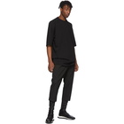 Rick Owens Black Heavy Jersey T-Shirt