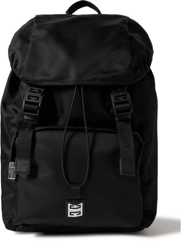 Photo: GIVENCHY - 4G Light Leather-Trimmed Nylon Backpack