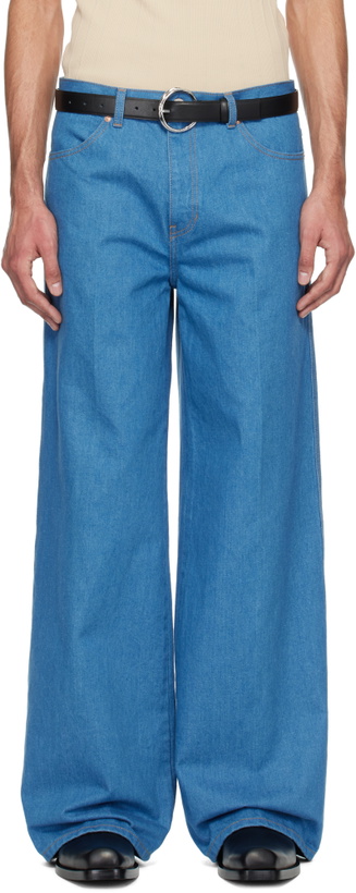 Photo: RECTO Blue Flared Fit Jeans