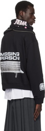 Ashley Williams Black 'Missing Person' Butterfly Hoodie