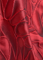 Talbot Runhof Patterned-jacquard Woven Stole - Red - One Size