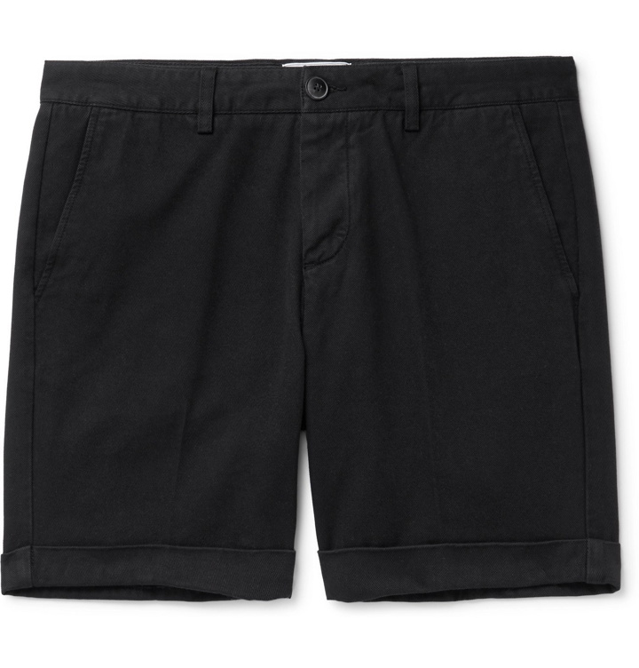 Photo: AMI - Cotton-Twill Bermuda Shorts - Black