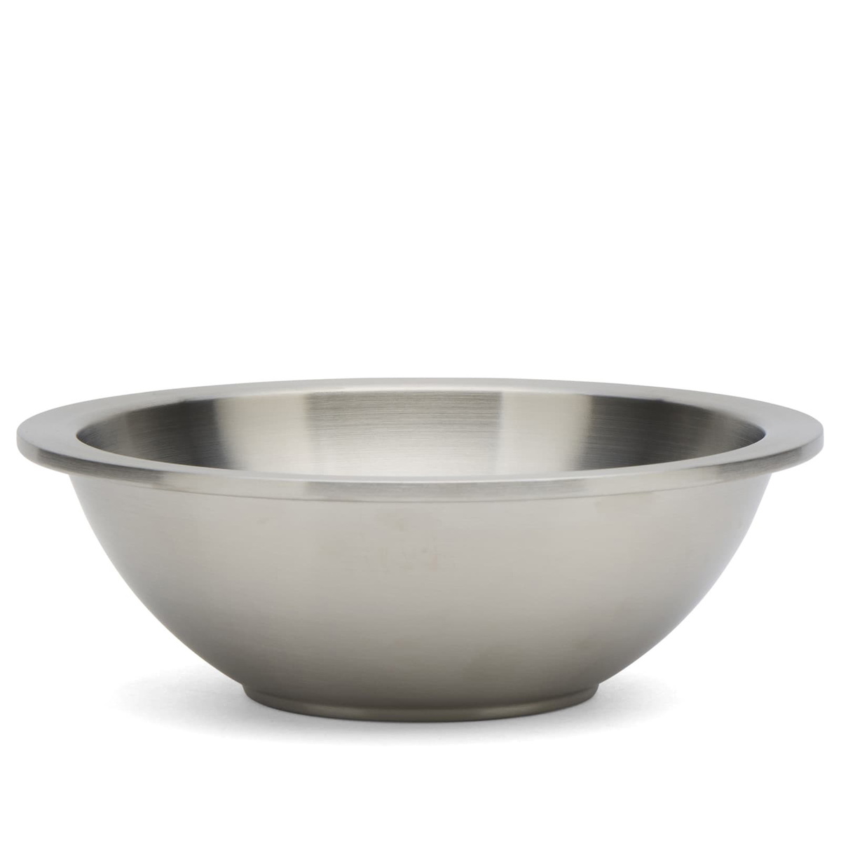 Service Projects Steel Bowl 02 in Brushed Steel 