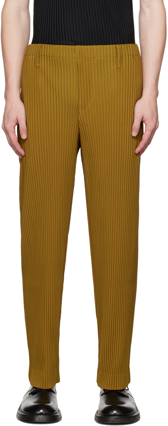 Pantalon Dockers Homme Kaki Plissé – Taille 40/29 – Gris – Coupe Classique