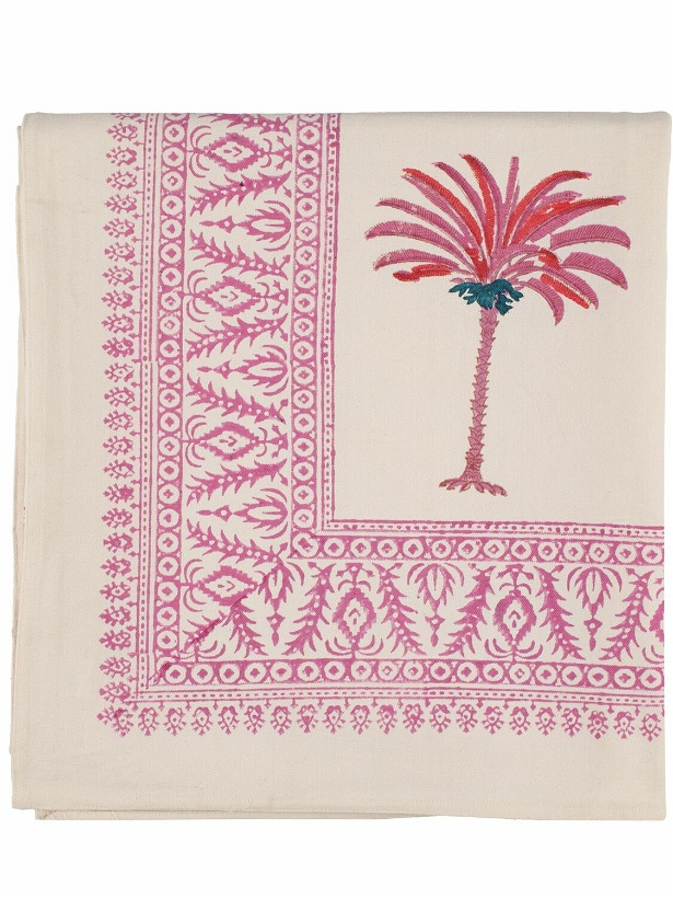 Photo: LES OTTOMANS Handprinted Cotton Tablecloth